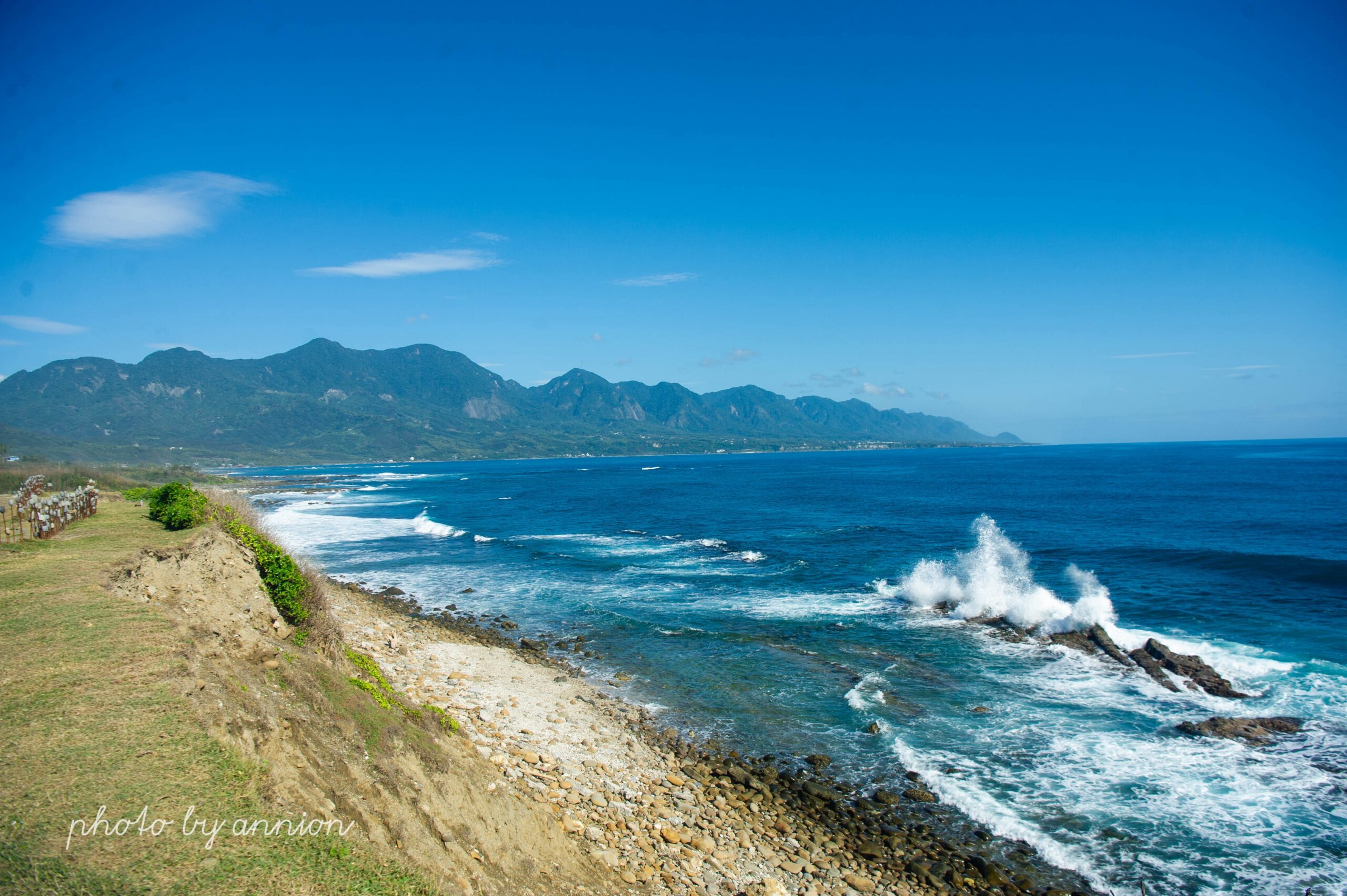 台湾台東観光スポット 台11線の絶景：加路蘭海岸遊憩区